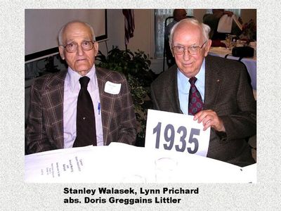 Class of 1935
Stanley Walasek and Lynn Prichard
Keywords: 1935 walasek prichard