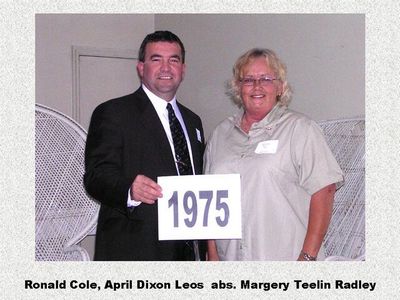 Class of 1975
Ronald Cole; April Dixon Leos
Keywords: 1975 cole dixon leos