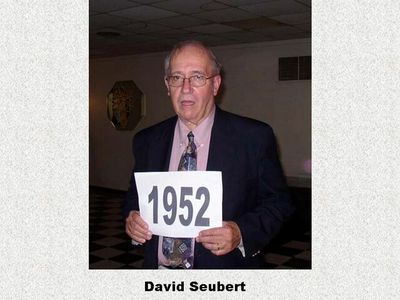 Class of 1952
David Seubert
Keywords: 1952 seubert