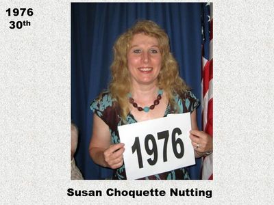 Class of 1976 30th
Susan Choquette Nutting
Keywords: 1976 choquette nutting