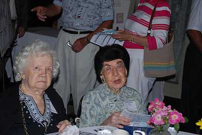 Class of 1937  2010 Banquet
Leona Trudell Jones and Daisy M. Ross Brady
