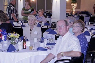 2012 Banquet Class of 1962
Clockwise: Eileen Ballou Krastel; Richard Taglieri (behind); Mary Smith Taglieri; Edward Rood, `63
